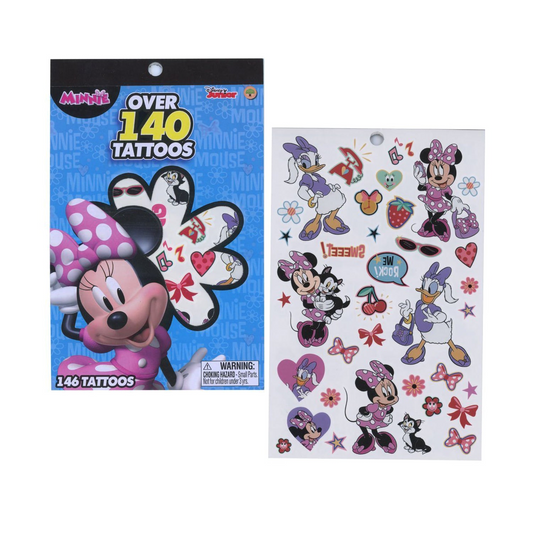 Disney Junior Minnie Mouse Bowtique 140 Temporary Tattoos Booklets (2pc Set)