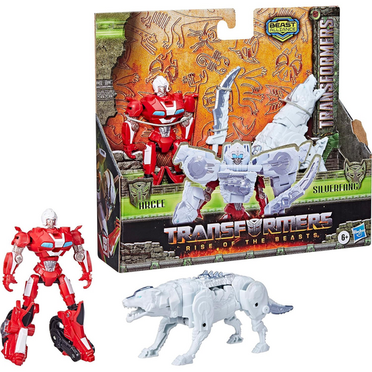 Transformers: Rise of The Beasts Beast Combiners 2-Pack Arcee & Silverfang