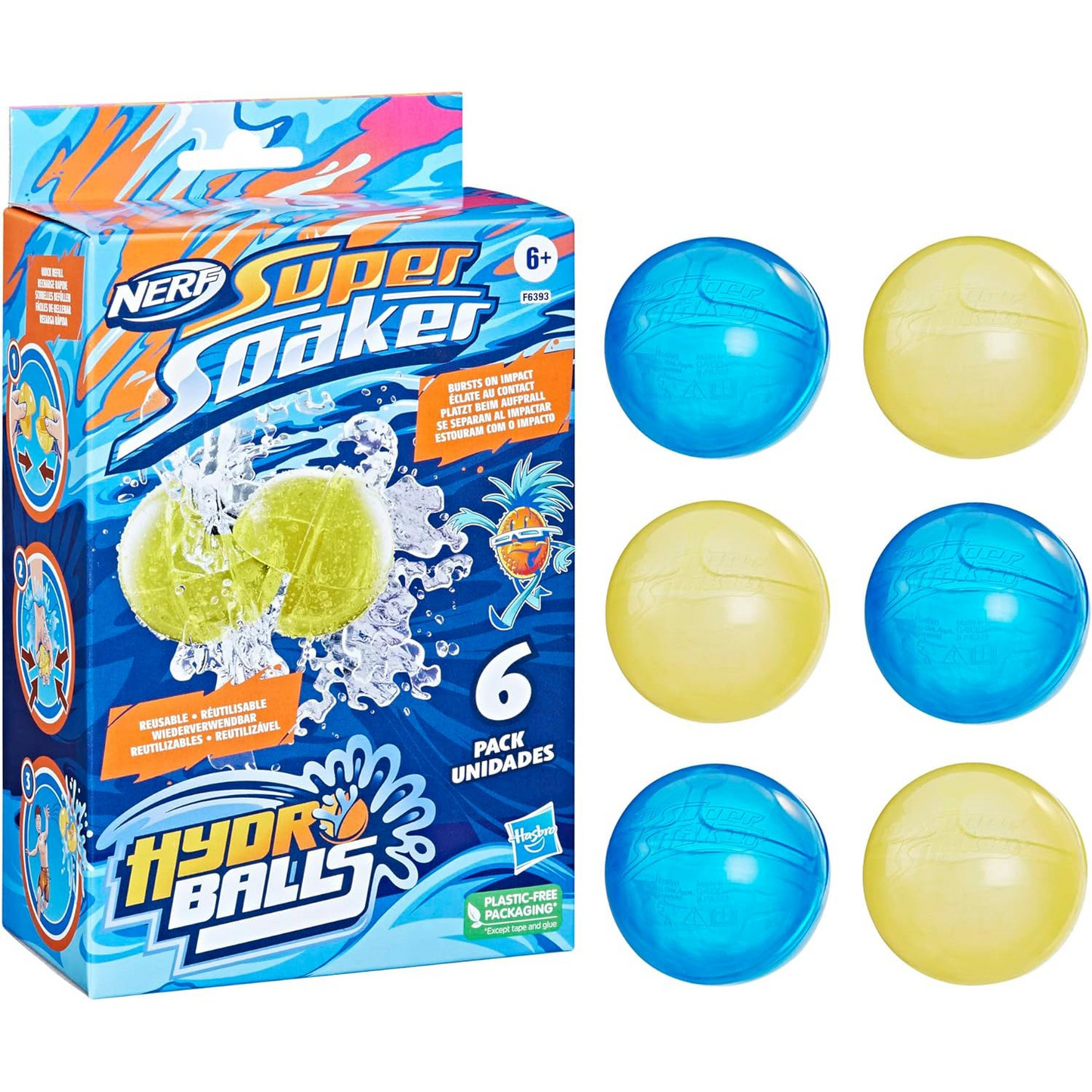 NERF Super Soaker Hydro Balls 6-Pack