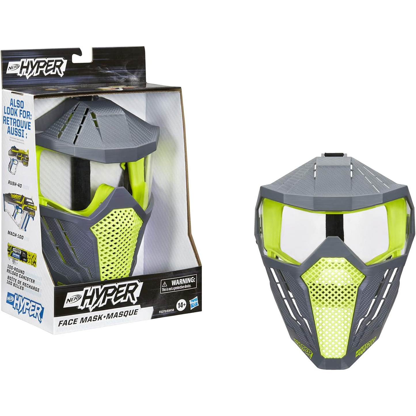 NERF Hyper Face Mask - Green