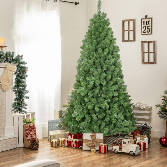 6FT PVC Green Memory Wire Christmas tree