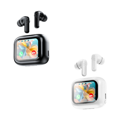 Twin Sound Ultra Earphones With Visual Touch Screen