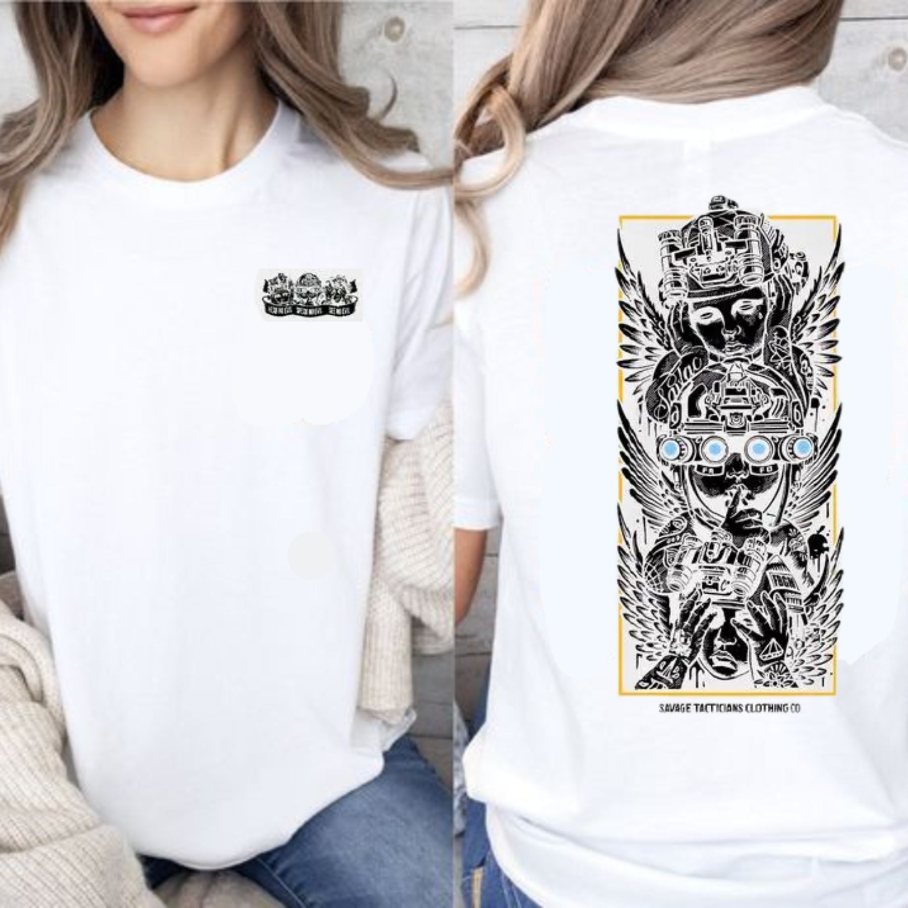 "Proverbial Maxim" T-Shirt - Tactical Army Military Men's Wear, Unisex Gun Shirt