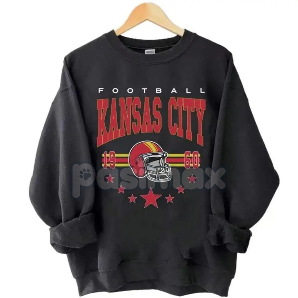 Vintage 90s All Team Football Sweatshirt – Retro Unisex Fan Gift Sweater