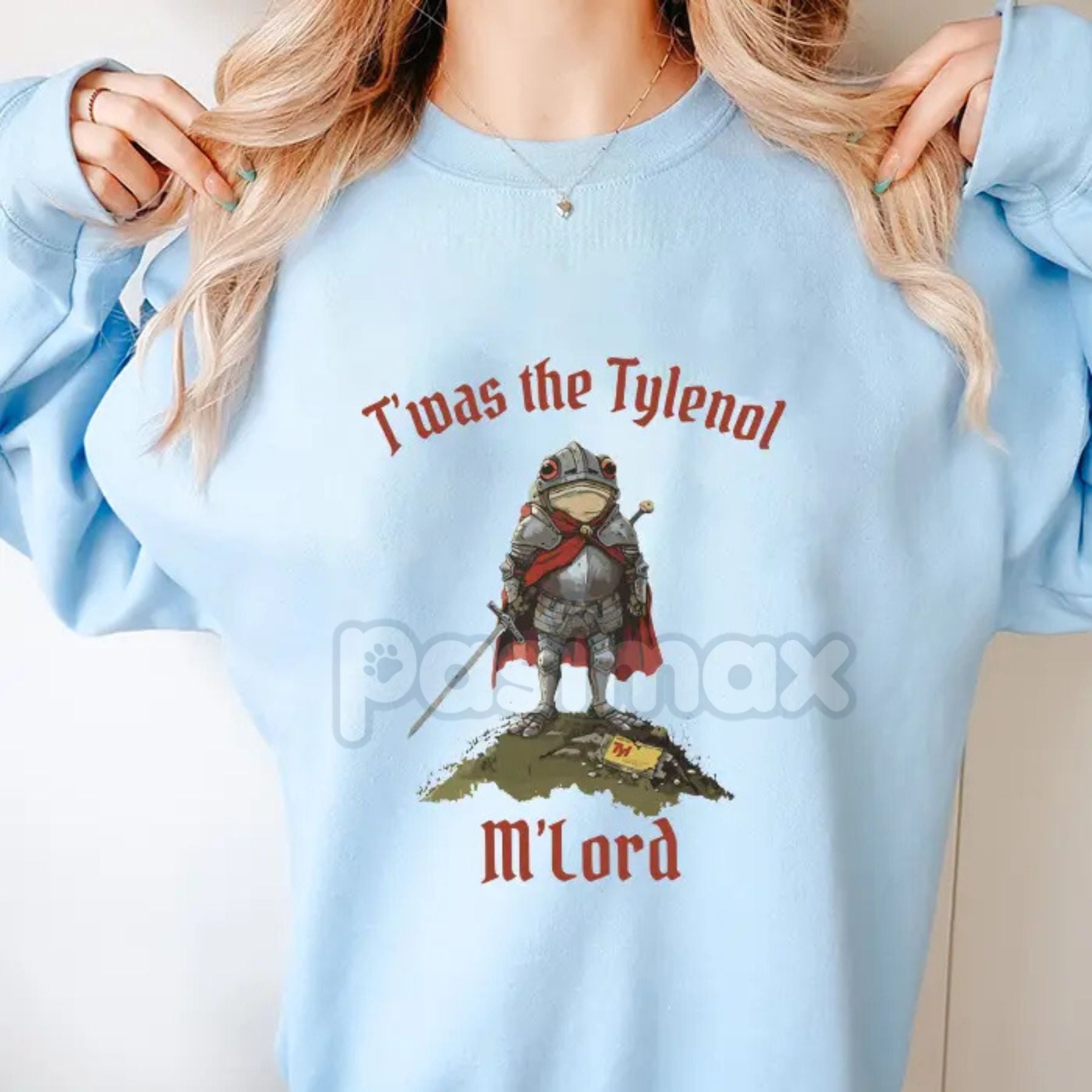 "Twas the Tylenol M'Lord" Funny Meme T-Shirt – Anti-RFK Jr. Pro-Science Liberal Frog Tee