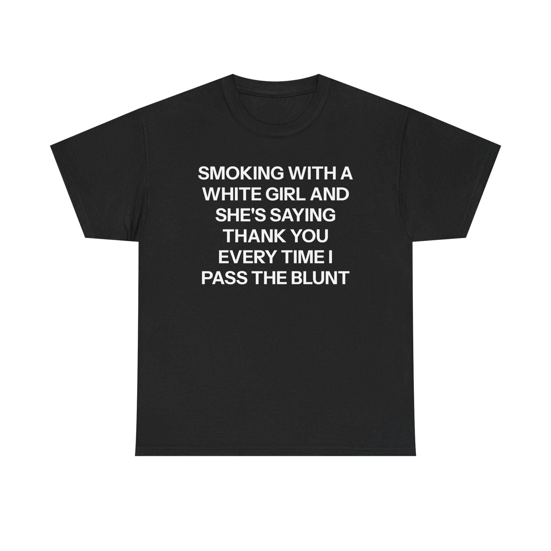 "She's Saying Thank You" T-Shirt - Funny Internet Meme Tee, Viral Humor Graphic Shirt