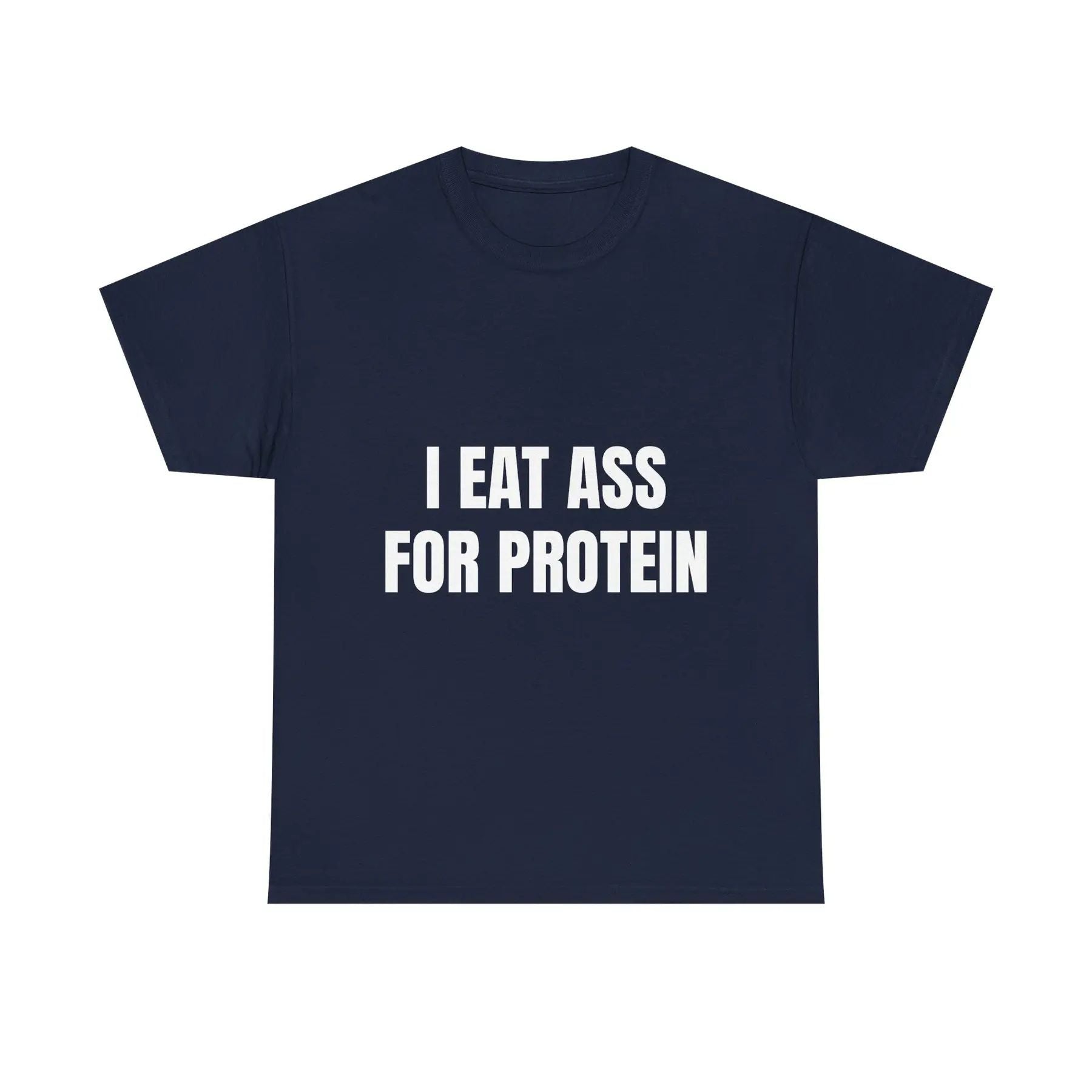 "I EAT THIS FOR PROTEIN" Funny T-Shirt - Viral Gym Shirt, Humorous Workout Tee