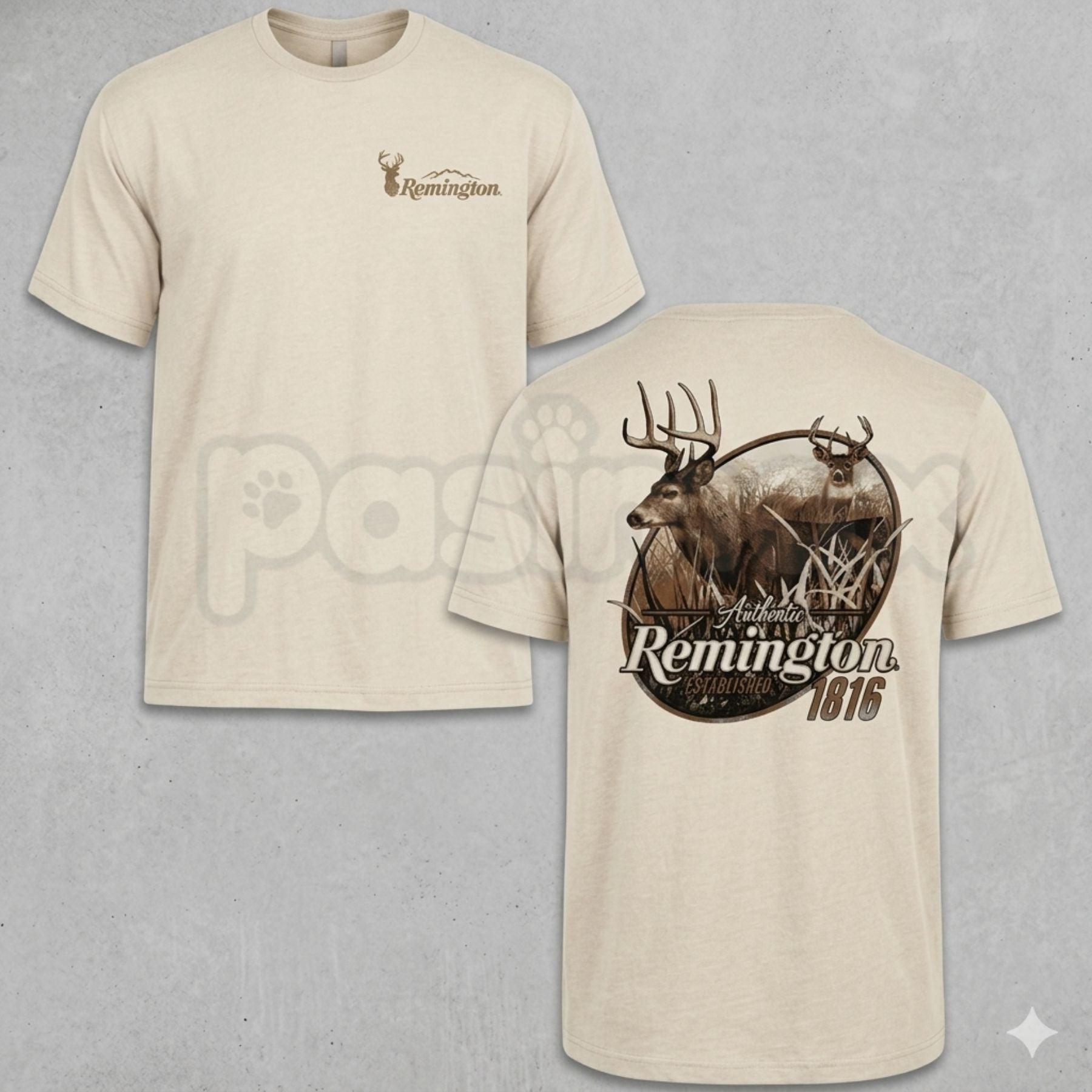 Classic Deer Rifleman T-Shirt – Remington Hunting Graphic Tee