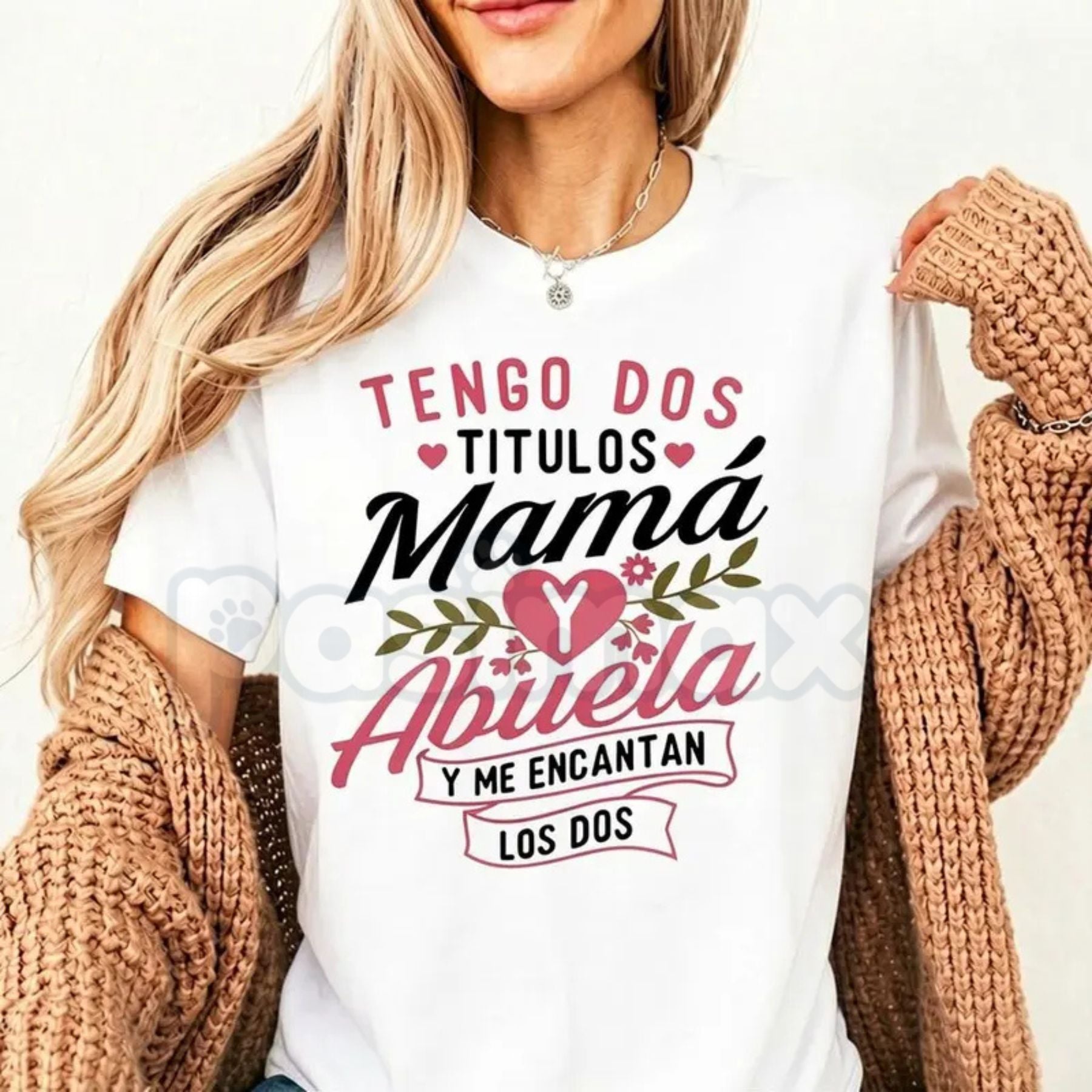 "Mom and Grandma" Two Titles T-Shirt – Heartwarming Mother's Day Graphic Tee, Remastered Heavy Cotton Matriarch Top, Soft Lived-In Heavyweight Family Legacy Shirt, Made in USA