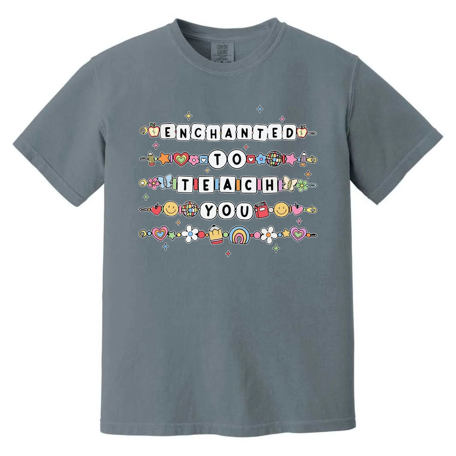 Teacher Appreciation T-Shirt – Back to School Friendship Bracelet Tee, First Day of School Shirt, Cute Teacher Gift, Comfort Colors