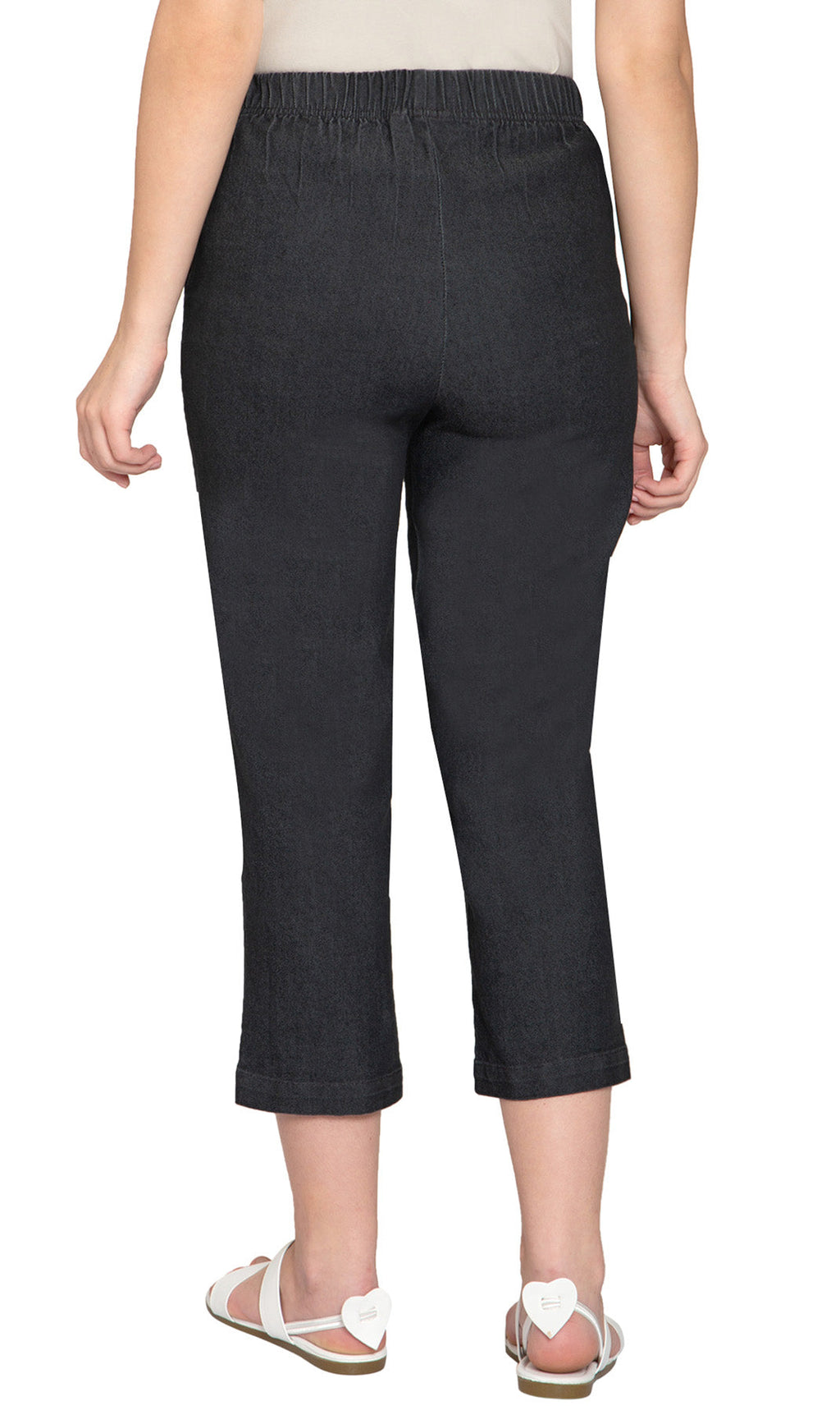 Women's Lightweight Stretch Denim Capri Pants – Comfortable Everyday Fit