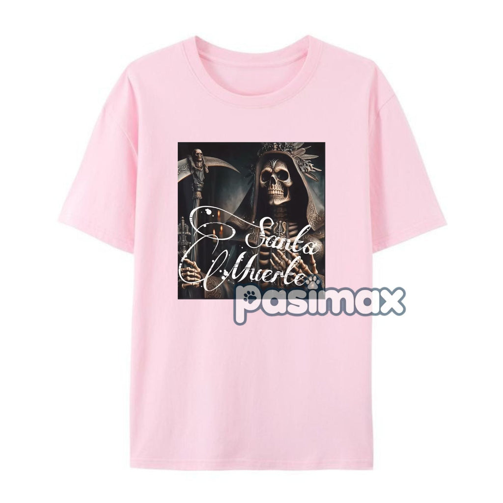 Men's Santa Muerte Knight Graphic Tee - Unapologetic Style Shirt, Dark Fantasy Apparel