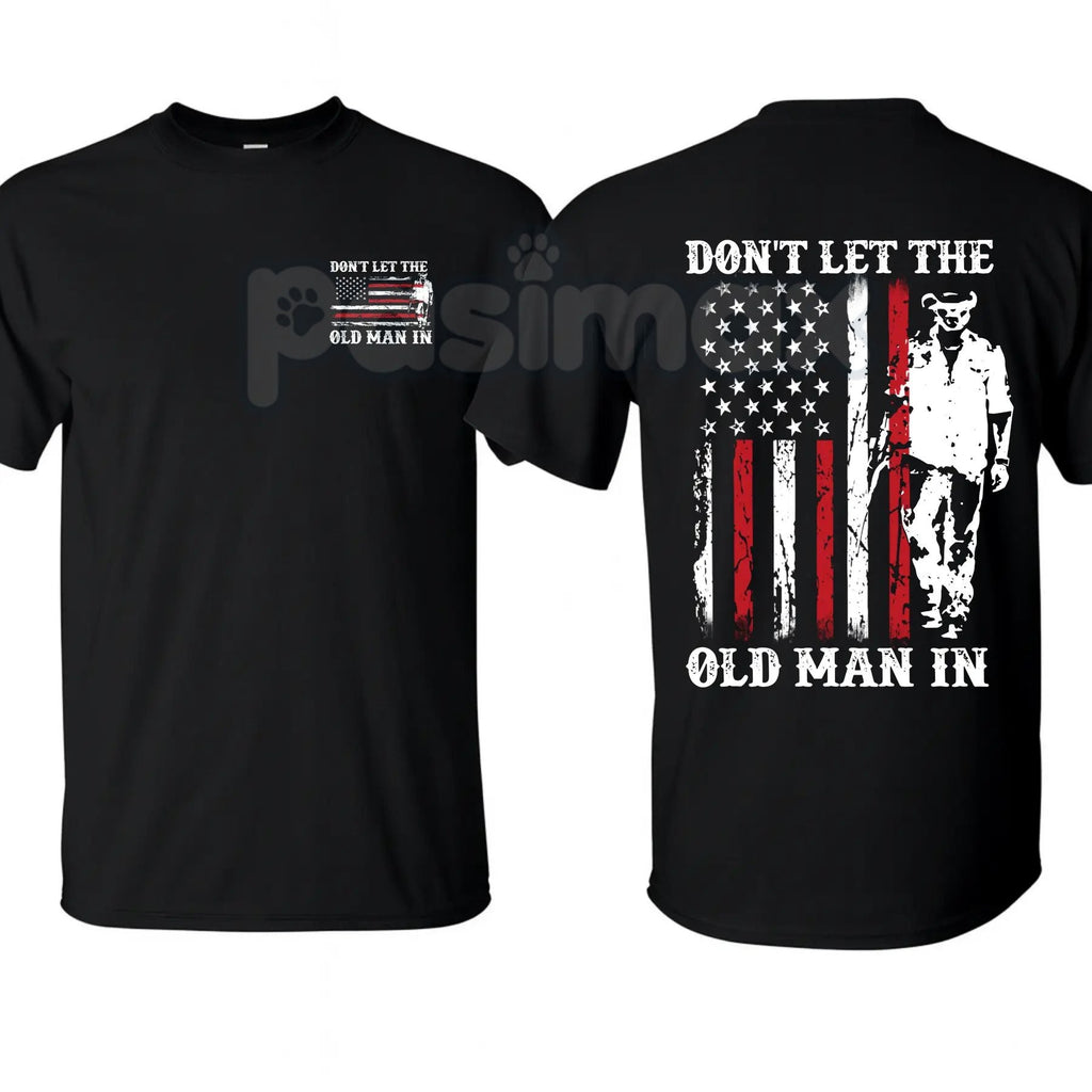 "Don't Let the Old Man In" Toby Keith Tribute T-Shirt - Vintage Country Music Graphic Tee, In Loving Memory Toby Keith Fan Apparel, Premium Heavyweight Unisex Legend Shirt, Classic Country Song Lyric Top, Patriotic Musician Memorial Gift