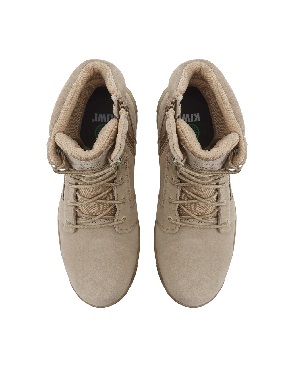 Kiwi Rugged Sand Suede 7" Zipped Water Resistant Tactical Boots [62200]