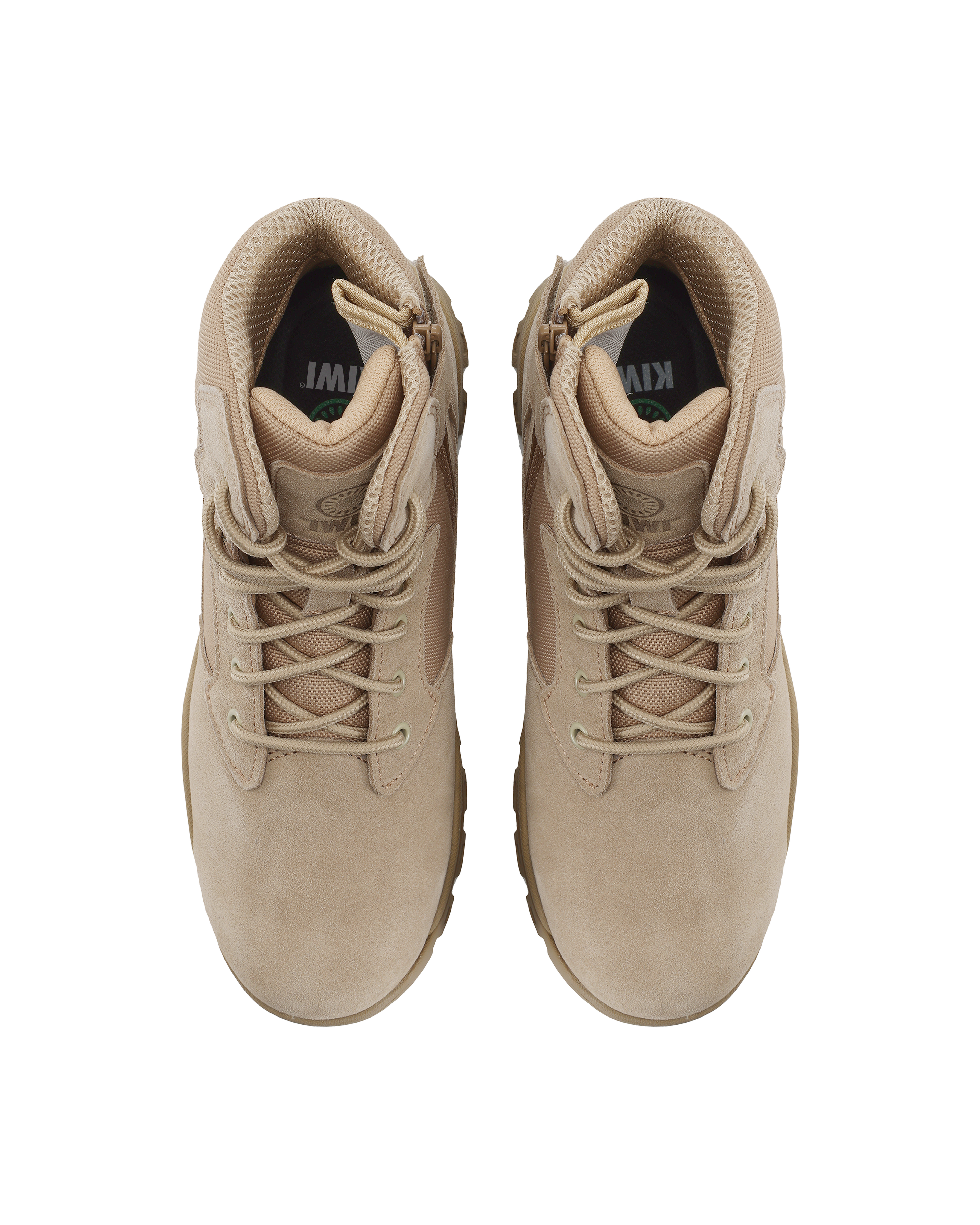 Kiwi Rugged Sand Suede Mid-Cut 6" Composite Toe Zipped Water Resistant Tactical Boots [68000]