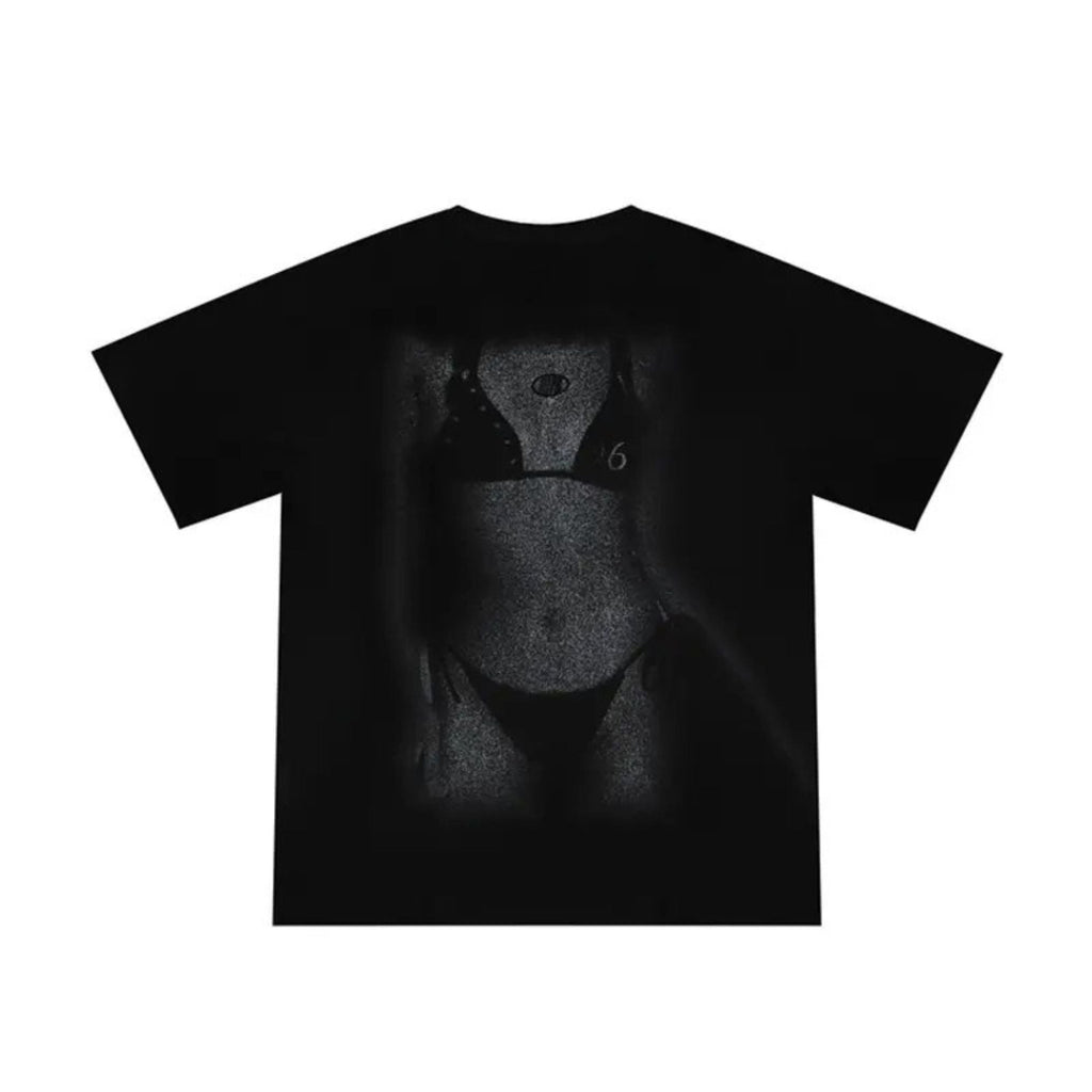 Beach Art T-Shirt - Vintage Summer Graphic Tee, Oversized Loose Fit Streetwear