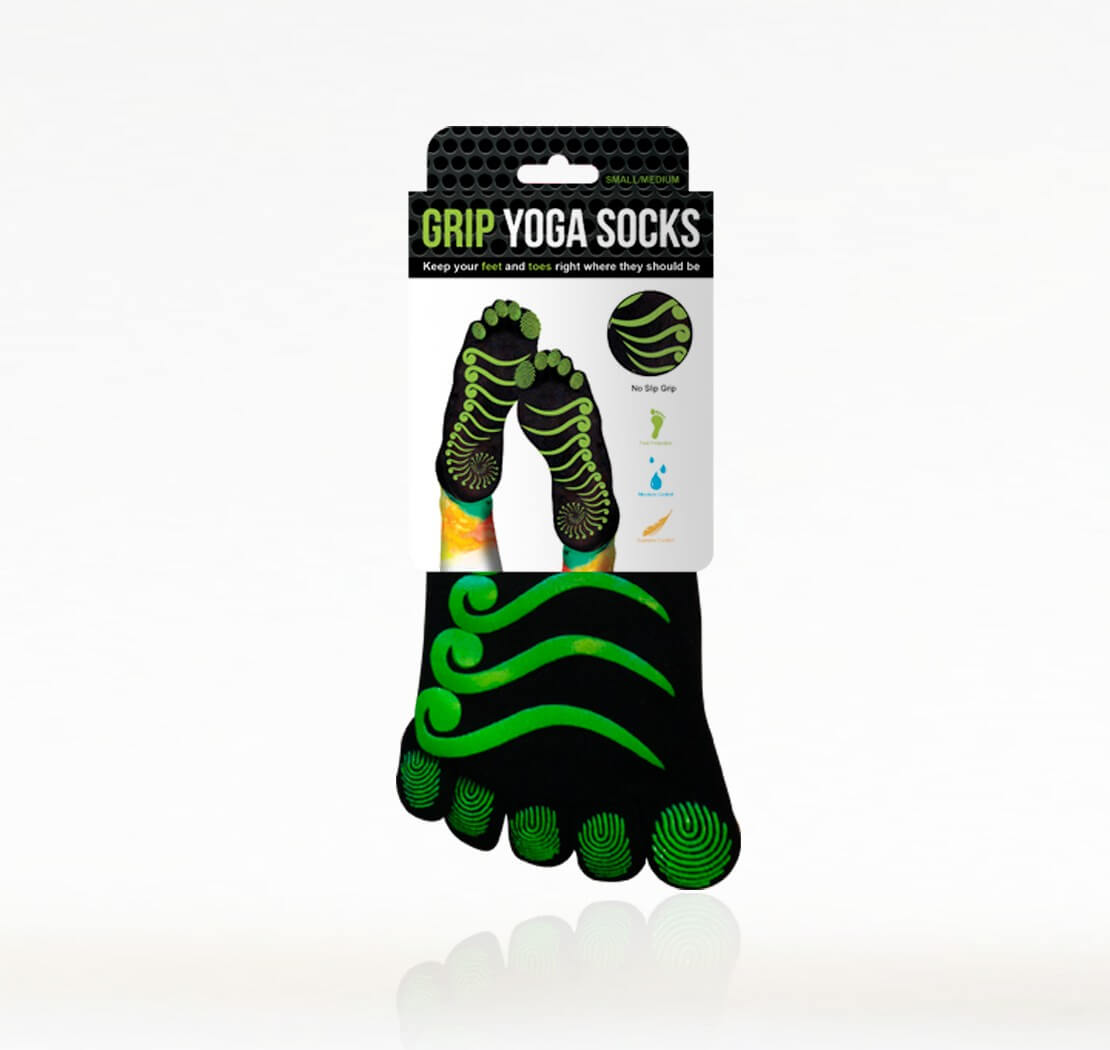 PBLX Non-Slip Yoga Socks, Small