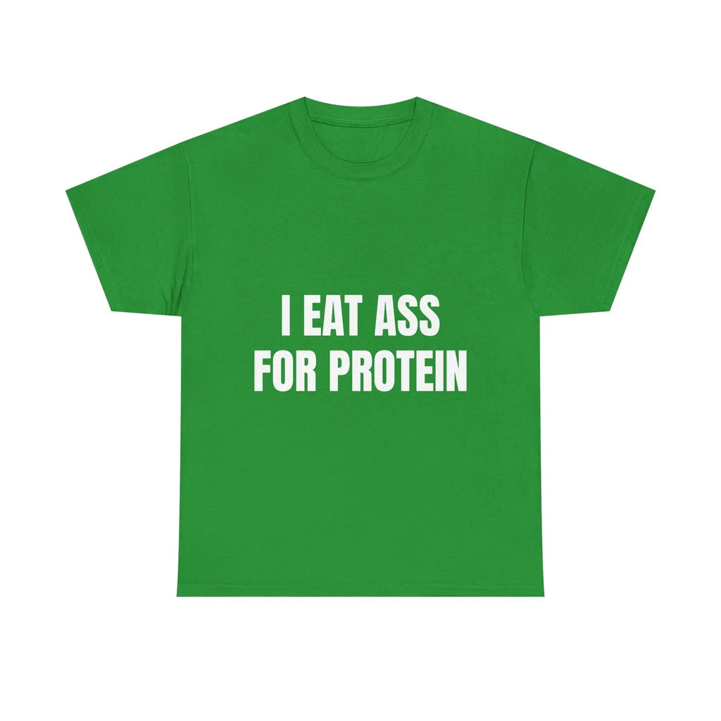 "I EAT THIS FOR PROTEIN" Funny T-Shirt - Viral Gym Shirt, Humorous Workout Tee