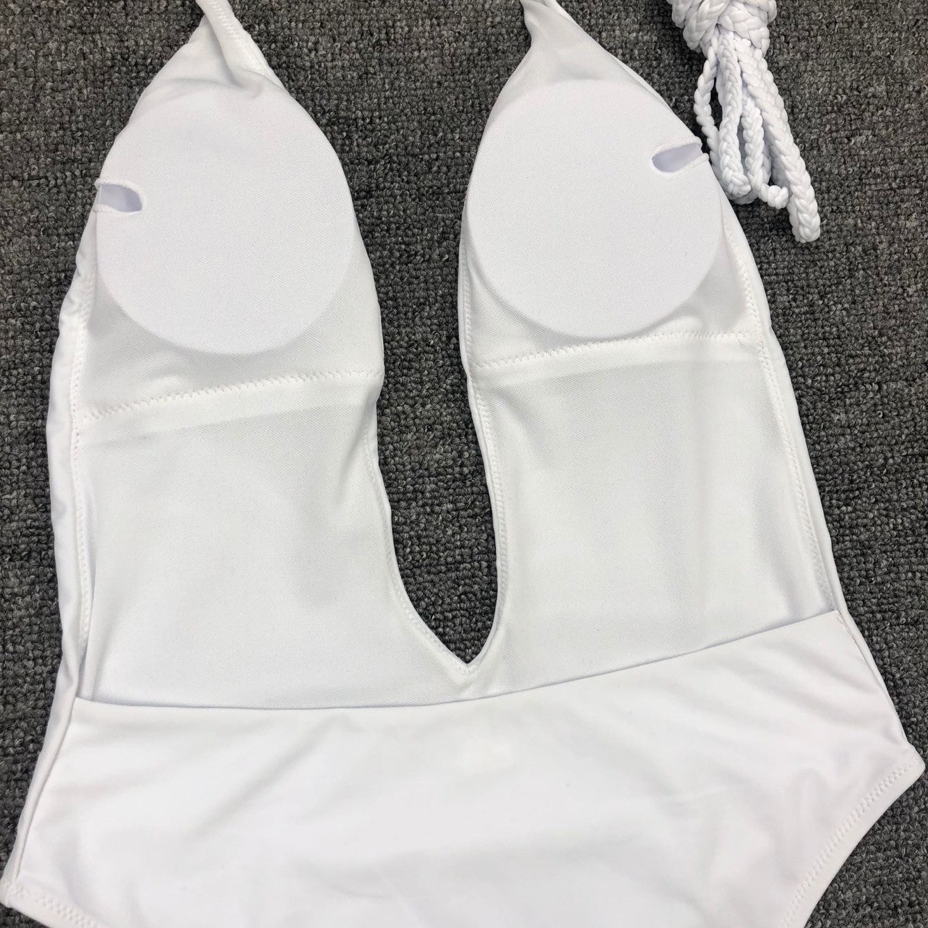 New 2025 Sexy Deep V Neck Wrap Around Female Swimwear One Piece Swimsuit Women Backless Monokini High Cut Bathing Suit Swim Lady