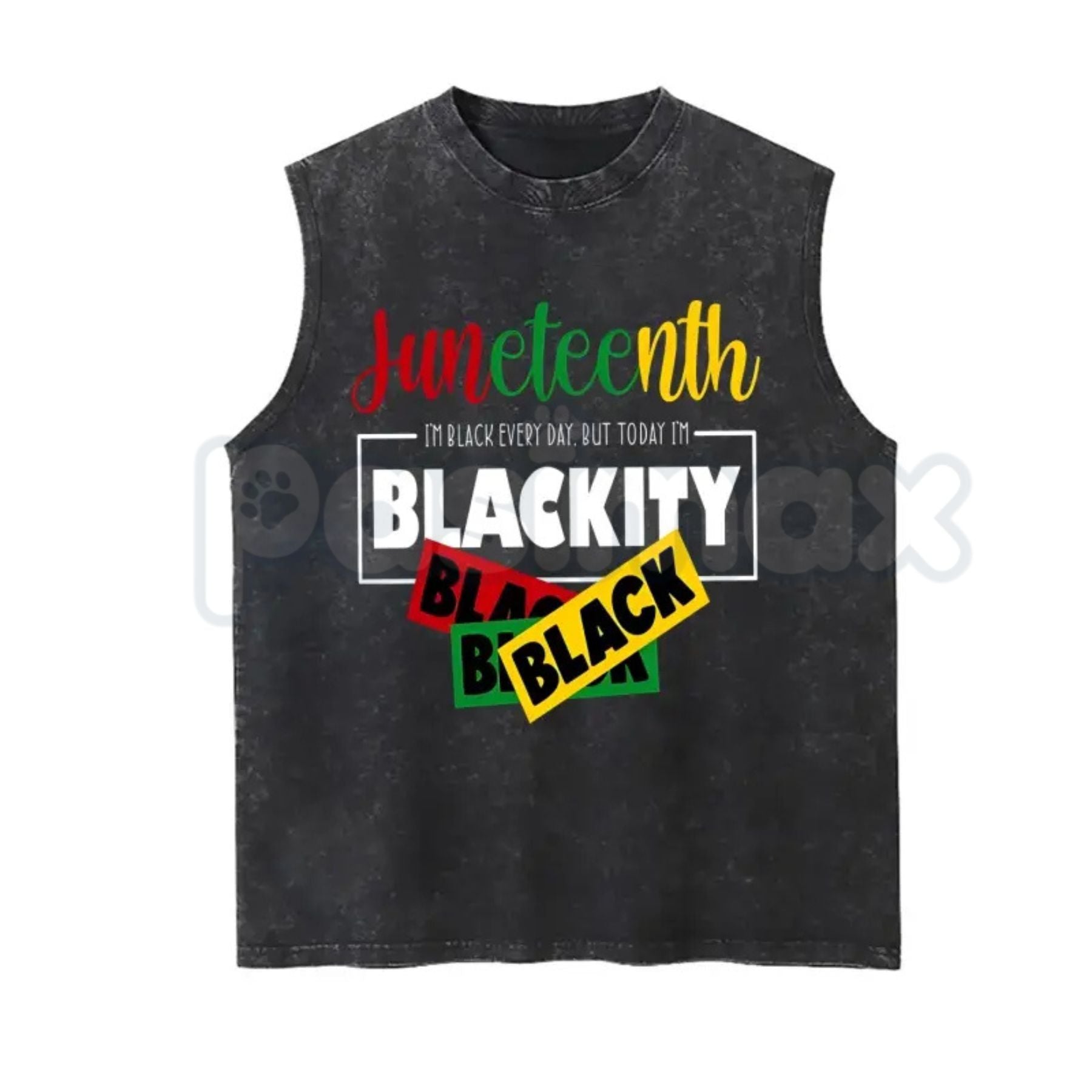 Juneteenth 1865 Freeish Tank Top – Black History Vintage Washed Shirt, Retro African American Freedom Graphic Tee, Juneteenth Celebrating Top