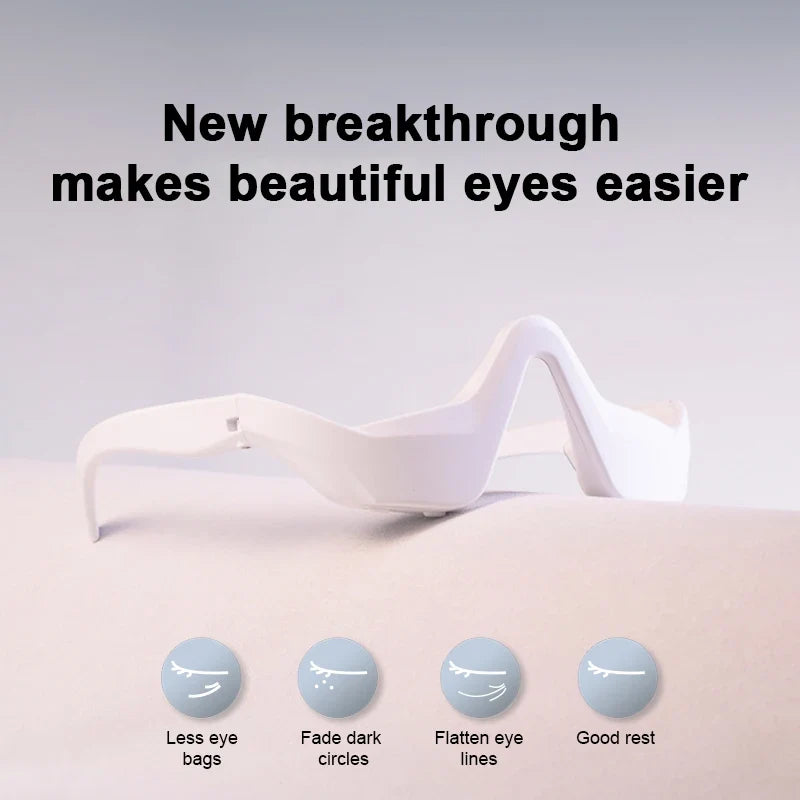 Portable Professional 3D Eye Massager for Adults with 4 Therapy Modes Rechargeable Battery Skin Brightening Eye Care Device