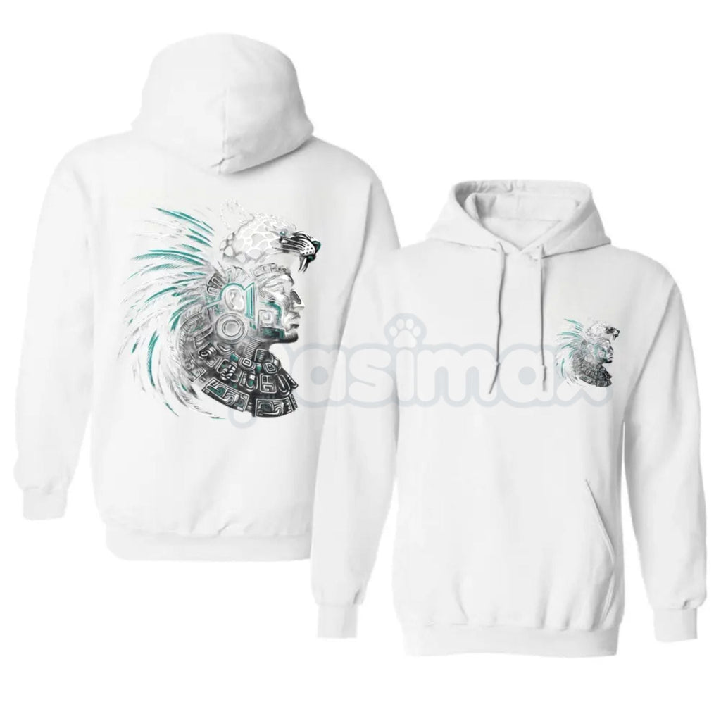 Aztec Art Chicano Graphic Oversized Hoodie – Indigenous Mex Clothes Pullover, Unisex Cultural Streetwear