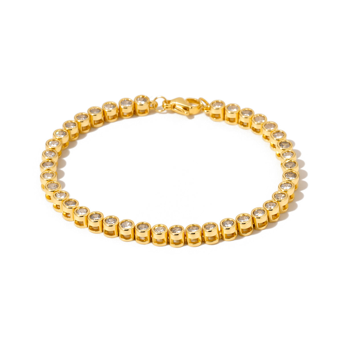 Tennis Bracelet Frosted In Diamonds - WATERPROOF