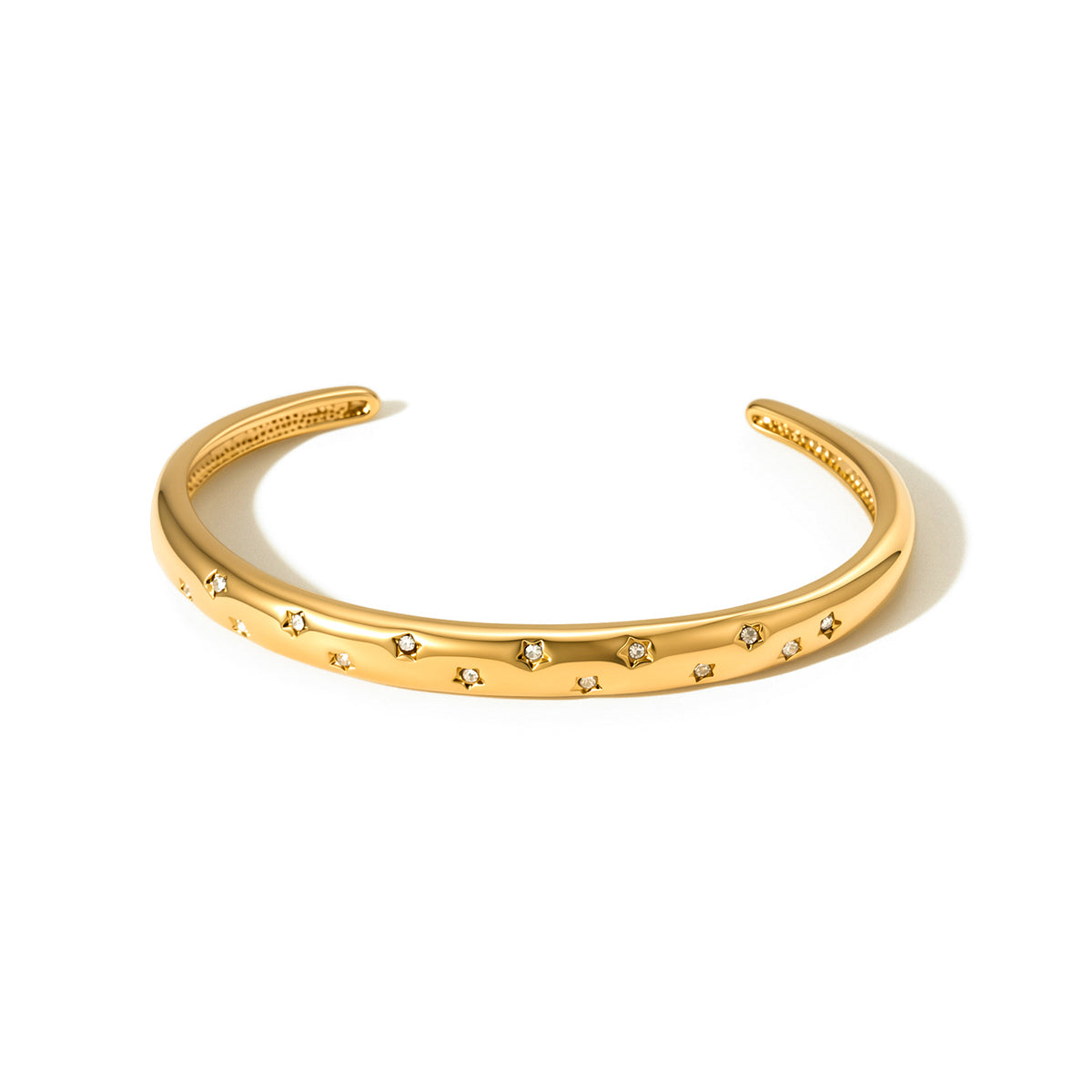 Pop of Sparkle Cuff Bangle - WATERPROOF