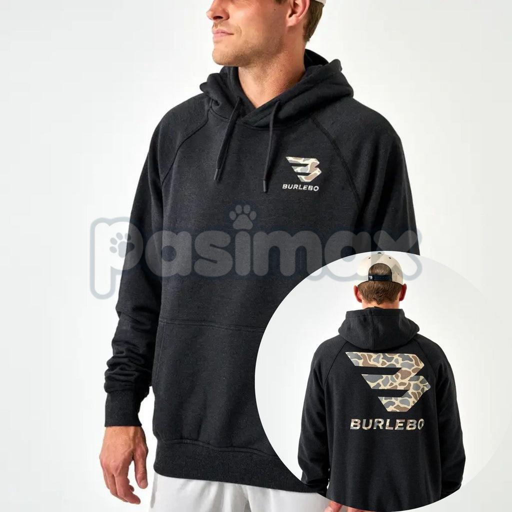 BURLEBO Signature Logo Hoodie – Premium Southern Comfort Pullover, Quality Active Outdoors Apparel, Unisex