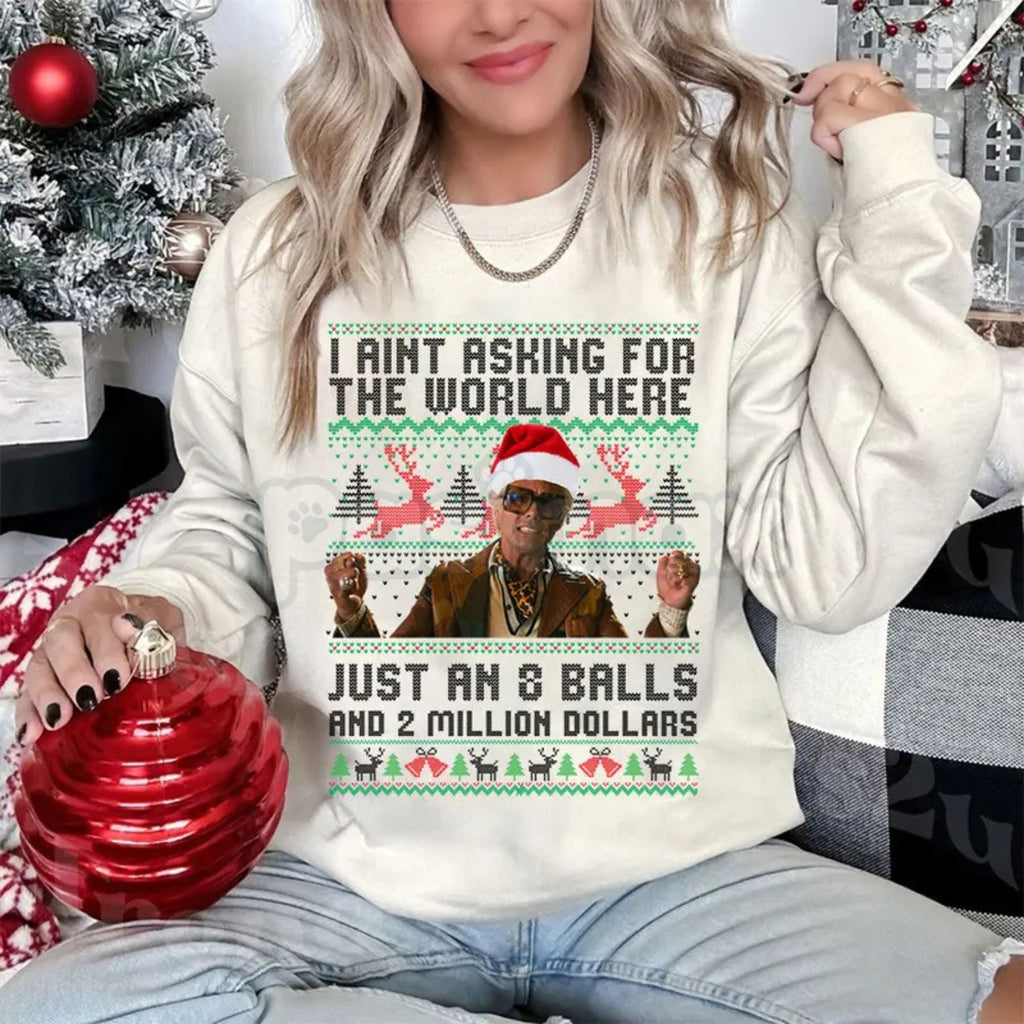 Baby Billy Freeman's "The Righteous Gemstones" Christmas Sweatshirt | Danny McBride Ugly Sweater Alternative | Uncle Baby Billy Holiday Top