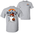 Boosch Light Halloween Tee - Spooky Ghost & Pumpkin 2-Sided Shirt, Funny Beer Parody