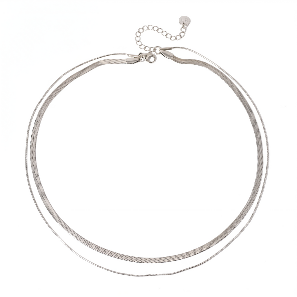 Brooke Layered Chain Necklace WATERPROOF