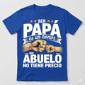 Camiseta de Hombre Ser Papa Es Un Honor Ser Abuelo – Regalo de Día del Padre Retro Grandpa Graphic Tee
