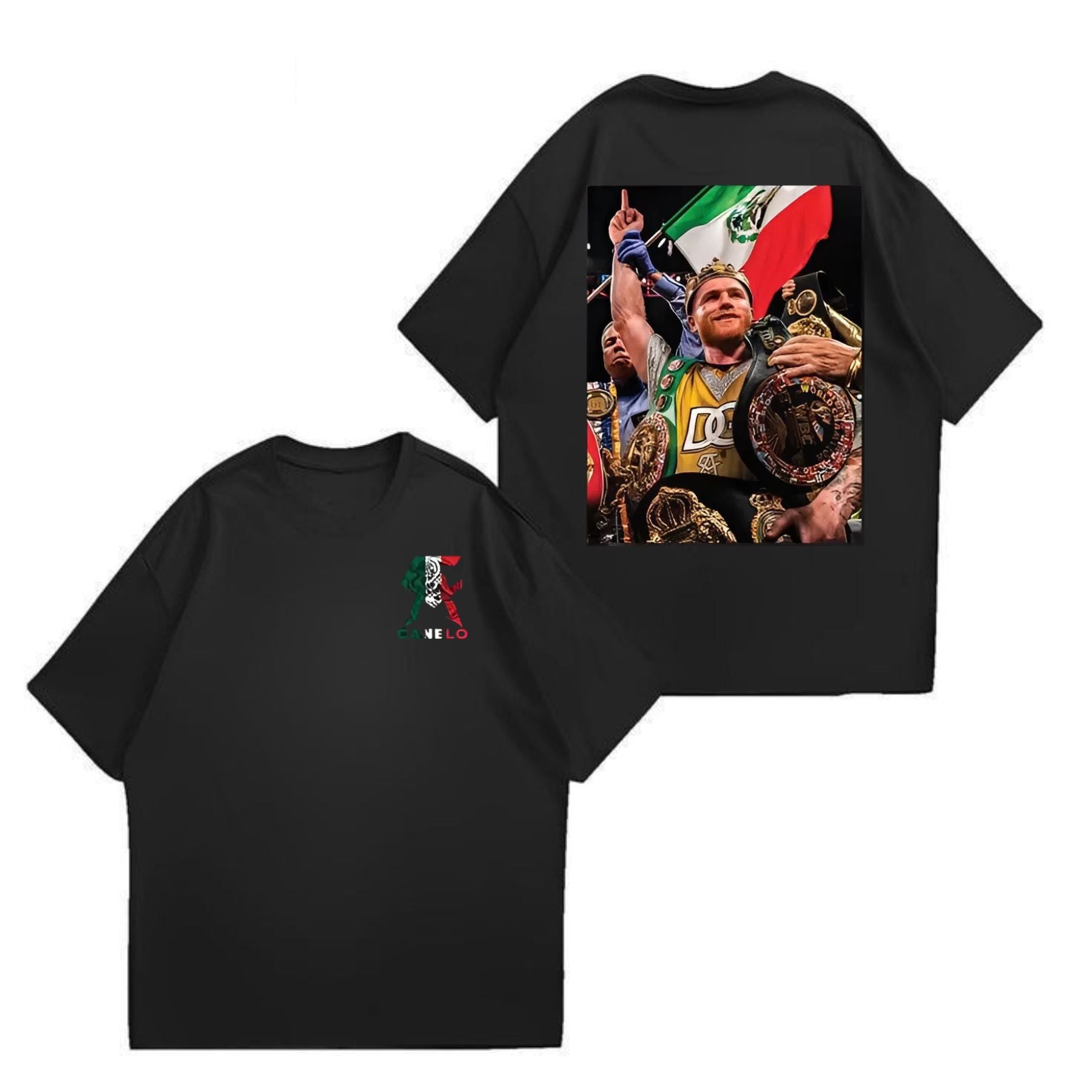 Canelo 2-Sided T-Shirt - Official Boxer Fan Apparel, Full Colors & Sizes for Men & Women