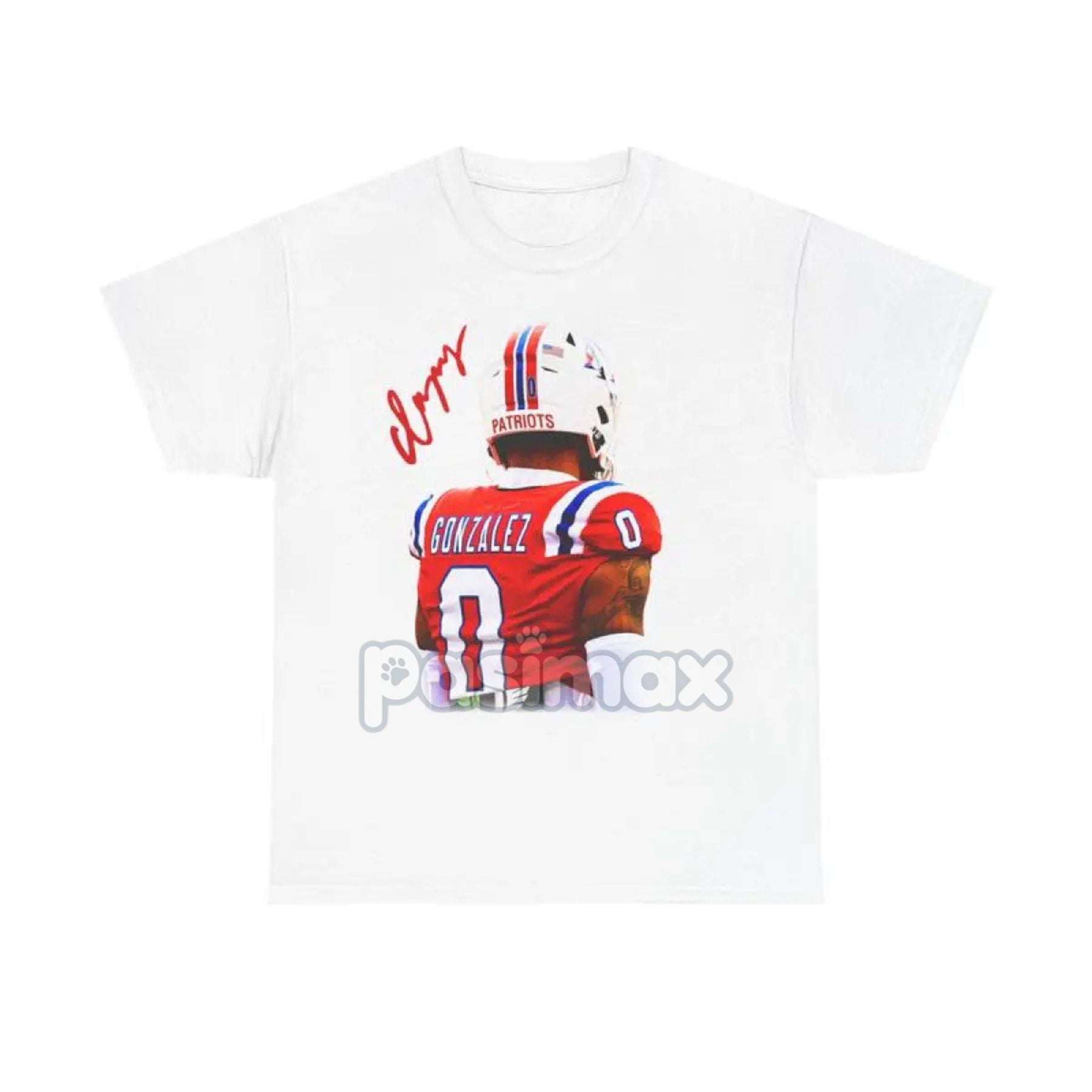 Christian Gonzalez T-Shirt - Patriots Cornerback Graphic Tee, Future of the Defense Apparel