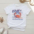 Comfort Colors® "If Crabby" Retro T-Shirt – Funny Sarcastic Women's Graphic Tee, Trendy Coastal Aesthetic Shirt, Humorous Nautical Gift for Her