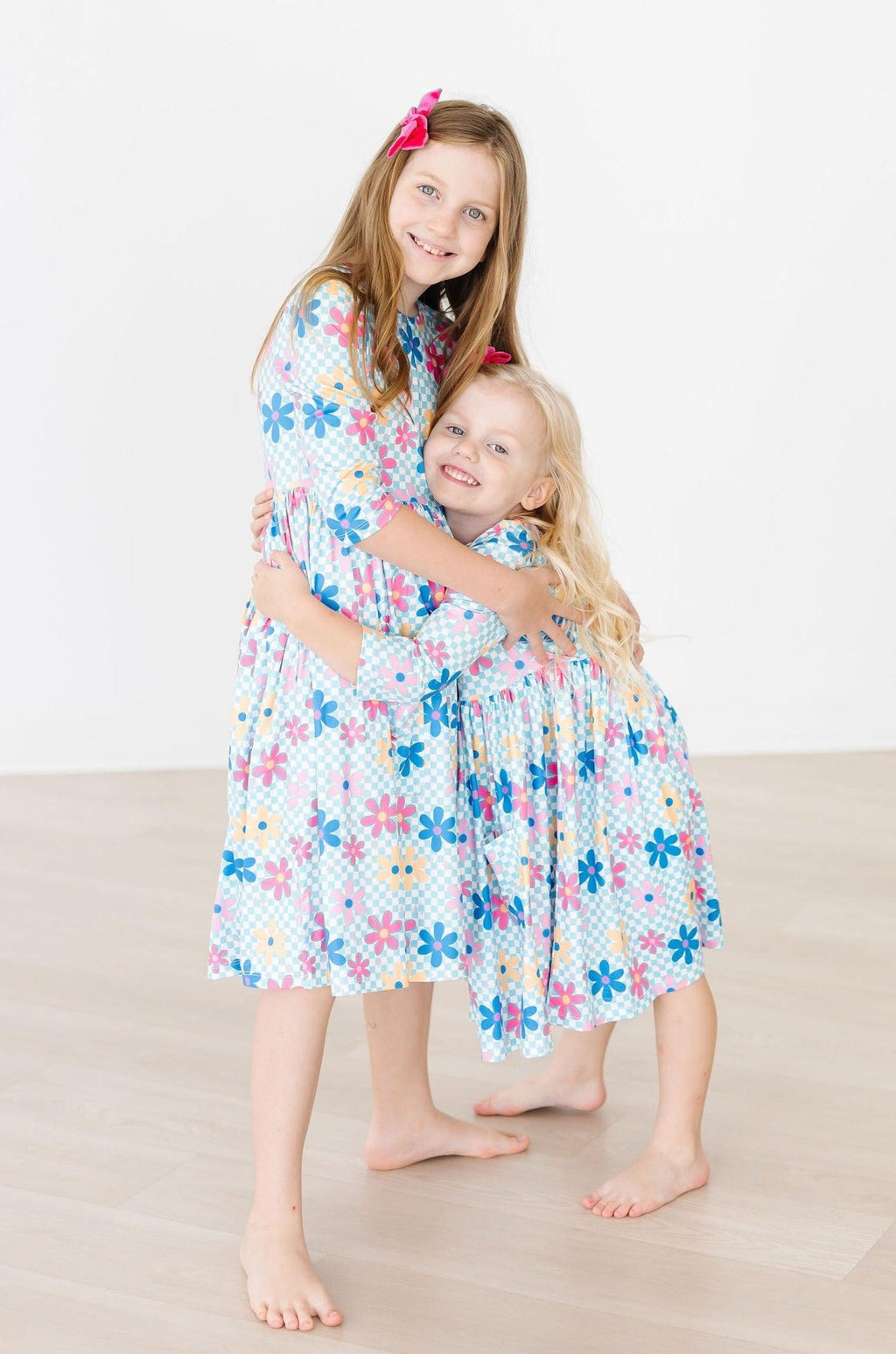 SALE Crazy Daisy 3/4 Sleeve Pocket Twirl Dress