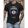 Cruz Azul "Papa Chingon" T-Shirt – Liga MX Soccer Dad Graphic Tee