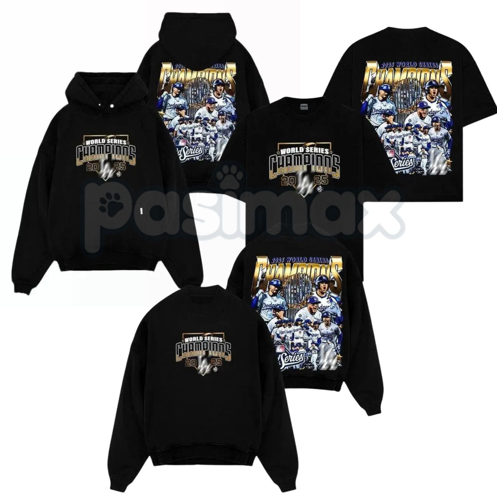 DODGERS WORLD SERIES CHAMPS 2025 Hoodie – Commemorative Dodgers Nation Fan Pullover, Unisex Championship Apparel