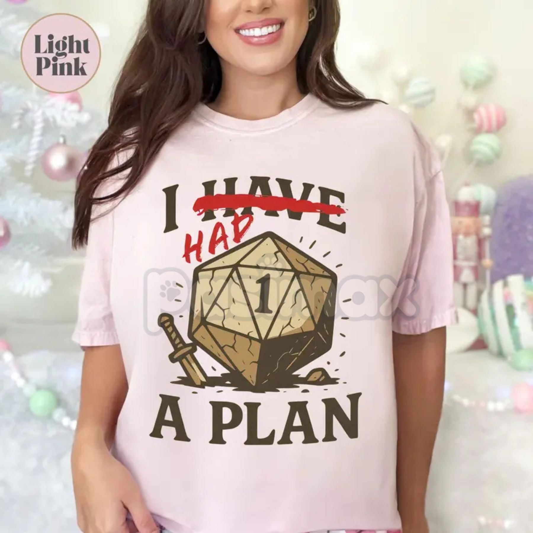 "Don't worry, I have a plan." D&D T-Shirt - Funny Dungeons and Dragons Slogan Tee, Tabletop Games Gift for Him Her, Gifts for Gamers