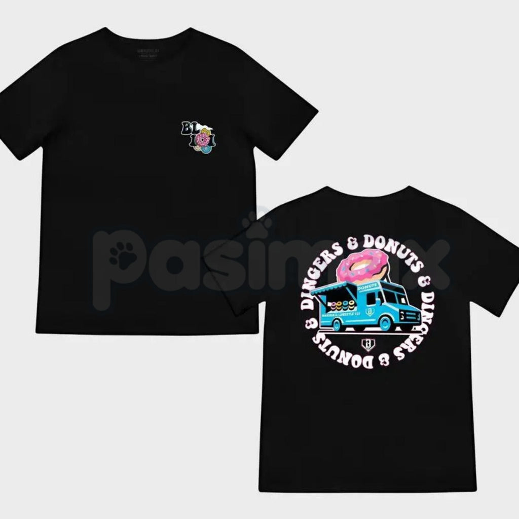Donut Truck Graphic T-Shirt – Funny Bakery Food Truck Enthusiast Tee
