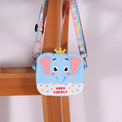 Ogi Mogi Toys Silicone Blue Elephant Handbag