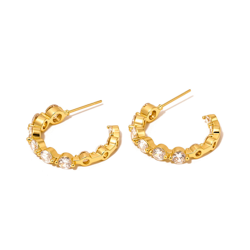 Darling Delight Hoop Earrings - WATERPROOF