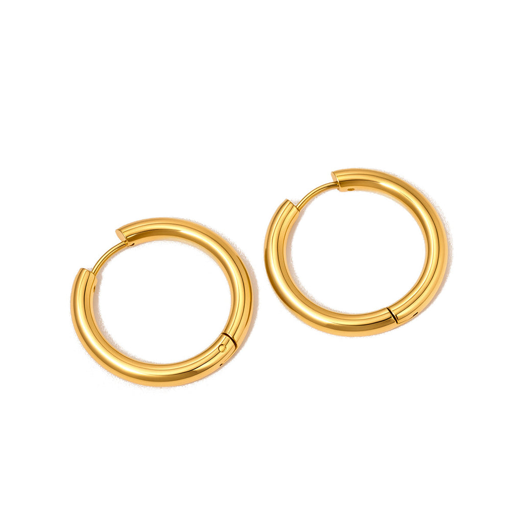 Sweetheart Hoop Earrings - WATERPROOF