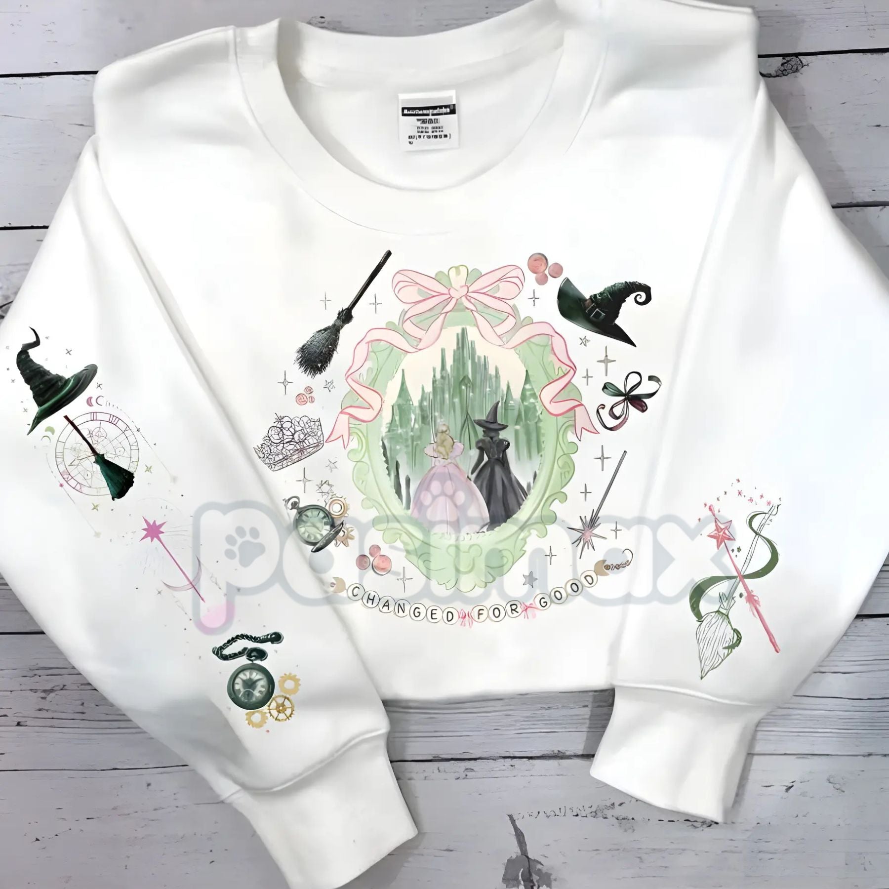 Enchanted Emerald Friendship Sweatshirt – Magical Best Friend Matching Crewneck