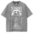 Fear And Hunger: Termina T-Shirt – Kaiser The Yellow King Hip Hop Washed Oversized Tee