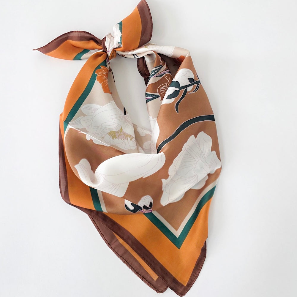 Fiona Floral Square Scarf