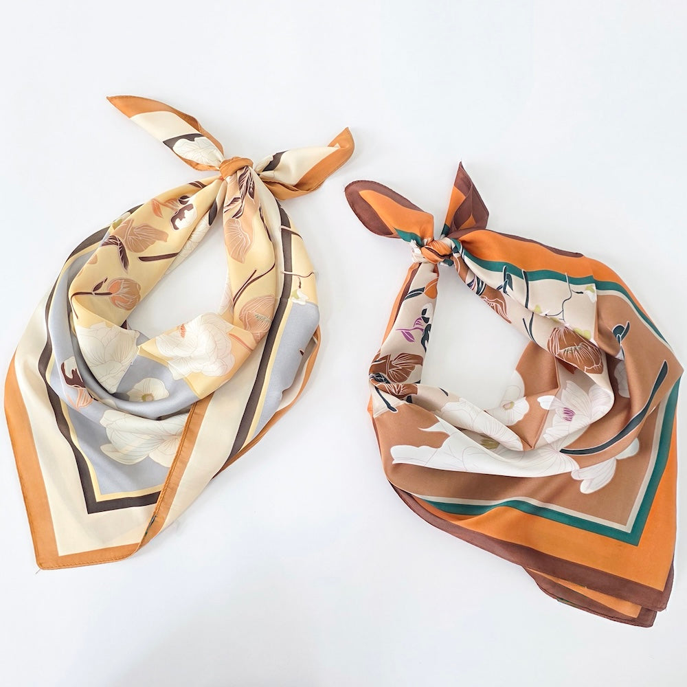 Fiona Floral Square Scarf