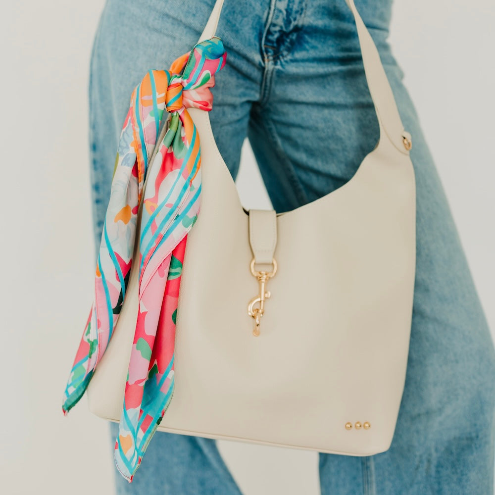 Cynthia Floral Square Scarf