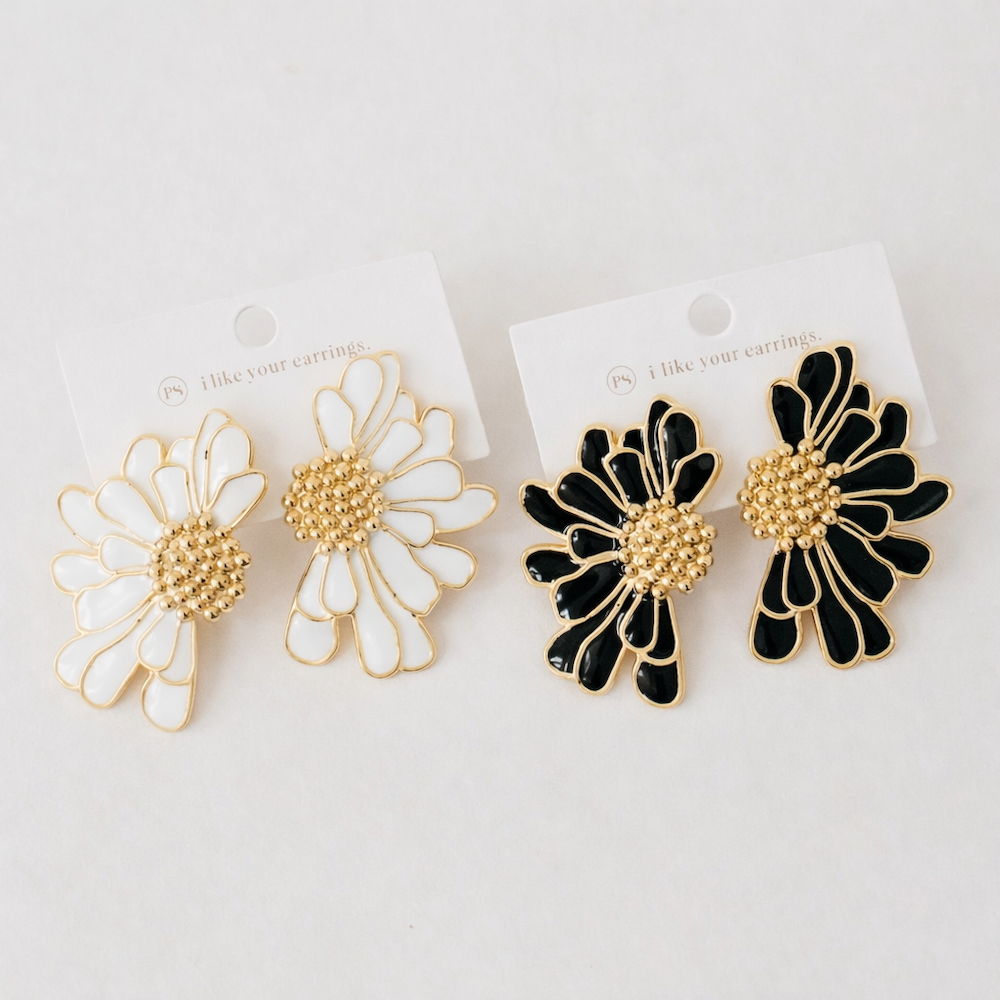 Florence Flower Earrings - WATERPROOF